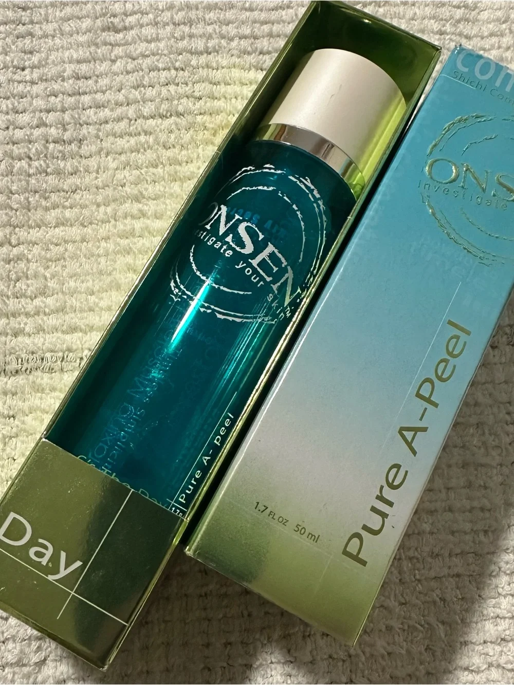 Onsen Pure A-Peel Skin Renewal Facial Peel Gel All Nature 1.7FL OZ 50ML NIB